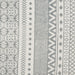 Gray Printed Off-White Hand-Loomed Shag Rug 2X3 Ft