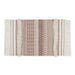 Cinnamon Printed Off-White Hand-Loomed Shag Rug 2X3 Ft