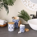 Blue Tile Ceramic Canister Set