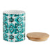 Teal Tile Ceramic Canister Set