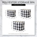 Polyester Bin Lattice Pumpkin Spice Rectangle Large 17.5 x 12 x 15