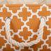 Lattice Pumpkin Spice Rectangle Medium Polyester Bin