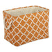 Polyester Bin Lattice Pumpkin Spice Rectangle Small 14 x 8 x 9