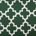 Polyester Bin Lattice Hunter Green Round Large