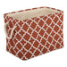 Polyester Bin Lattice Cinnamon Rectangle Large 17.5 x 12 x 15