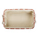 Lattice Cinnamon Rectangle Small Polyester Bin