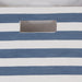 Polyester Cube Stripe French Blue Square 13 x 13 x 13