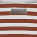 Polyester Cube Stripe Cinnamon Square 11 x 11 x 11