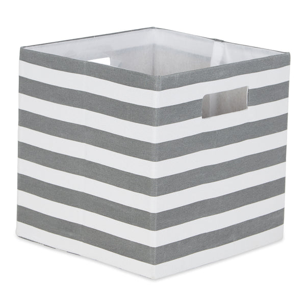 Polyester Cube Stripe Mineral Square 13 x 13 x 13