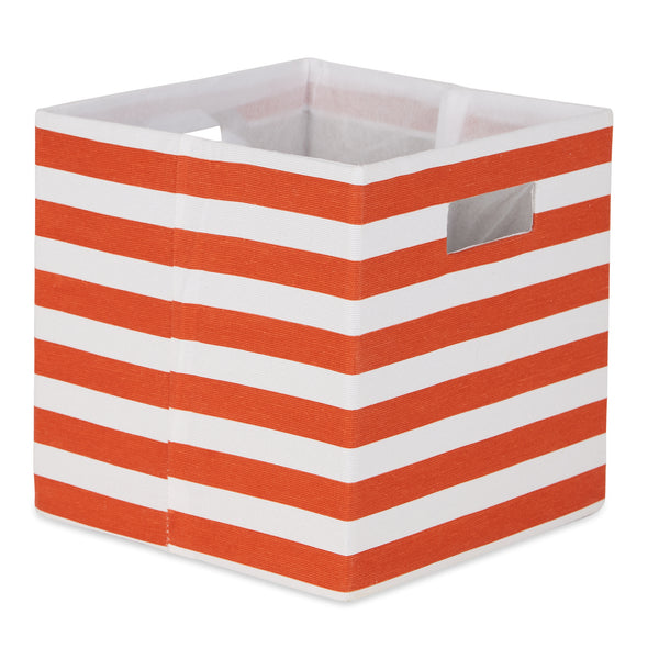 Polyester Cube Stripe Spice Square 13 x 13 x 13