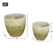 Weathered Cement Flower Pot Set of 2