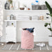 Laundry Hamper Lattice Rose Round