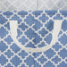 Laundry Hamper Lattice French Blue Round