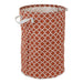 Laundry Hamper Lattice Cinnamon Round