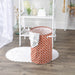 Laundry Hamper Lattice Cinnamon Round