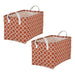 Laundry Bin Lattice Cinnamon Rectangle Large