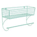 Large Aqua Farmhouse Towel Rack