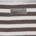 Polyester Cube Stripe Brown Square 11 x 11 x 11