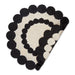 Black And White Jute Braided Rug 4 Ft Round