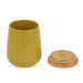 Lemongrass Matte Dimple Texture Ceramic Canister