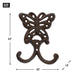 Butterfly Wall Hook Set of 2