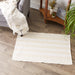 Natural Cabana Stripe Recycled Yarn Rug 2X3 Ft