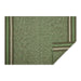 Artichoke Varigated Stripe Edge Recycled Yarn Rug 2X3 Ft