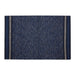 Nautical Blue Varigated Stripe Edge Recycled Yarn Rug 2X3 Ft