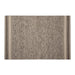 Stone Varigated Stripe Edge Recycled Yarn Rug 2X3 Ft