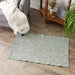 Hunter Green Diamond Recycled Yarn Rug 2X3 Ft