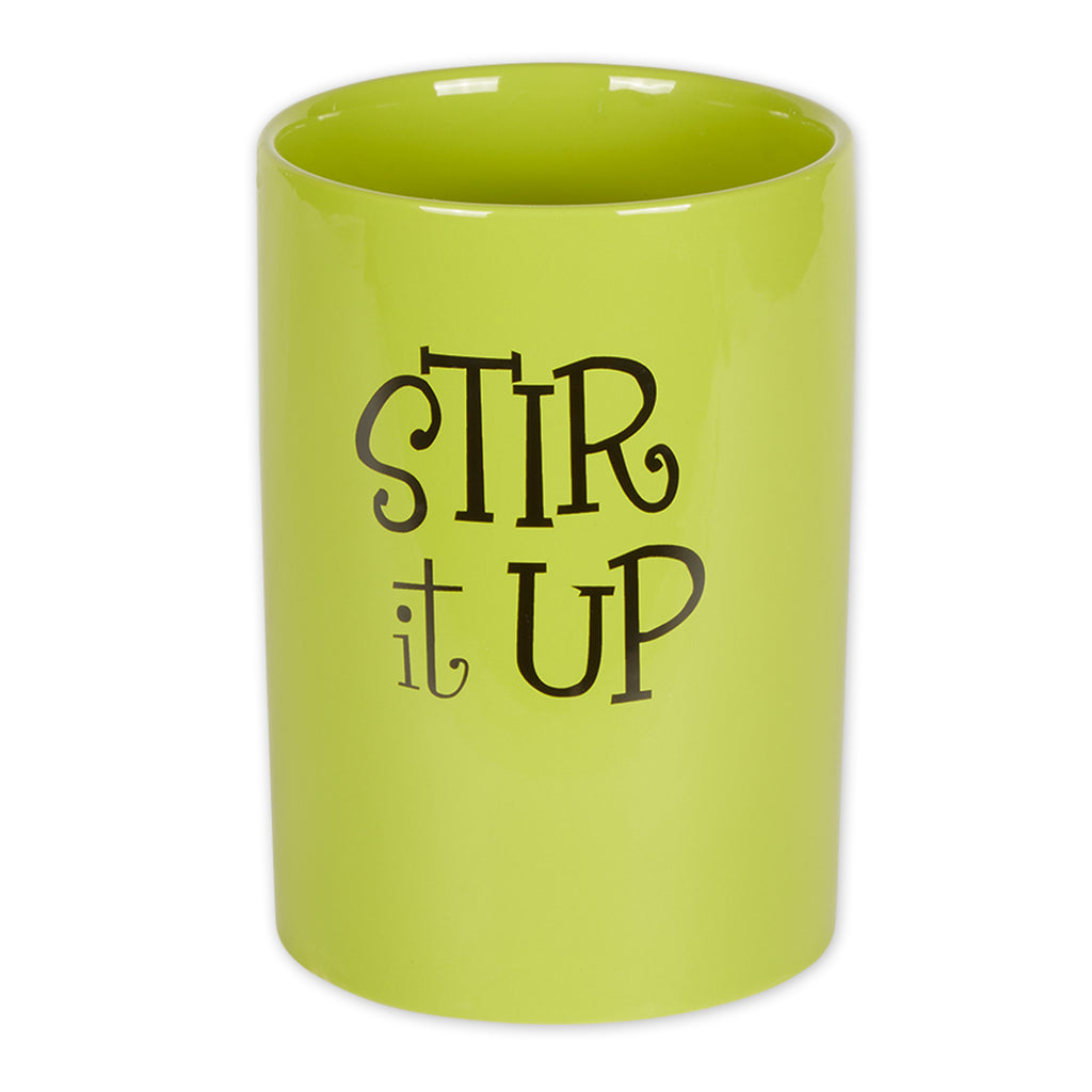 Avocado Stir It Up Ceramic Utensil Holder