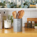 Gray Stir It Up Ceramic Utensil Holder