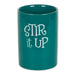 Teal Stir It Up Ceramic Utensil Holder