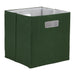 Polyester Cube Solid Hunter Green Square 11 x 11 x 11