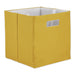 Polyester Cube Solid Lemongrass Square 11 x 11 x 11