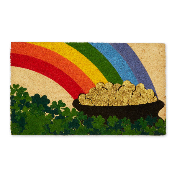 Pot Of Gold Glitter Doormat