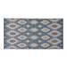 Blue/Gray Ikat Outdoor Floor Runner 3X6 Ft