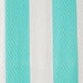 Aqua/White Stripe Outdoor Floor Runner 3X6 Ft