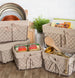 Rustic Bronze Chicken Wire Natural Liner Basket