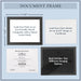 8 x 10 Espresso Frame Set of 2