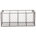 Medium Vintage Grey Wall Mount Chicken Wire Basket Set of 2