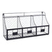 Black Farmhouse Chickenwire Organizer