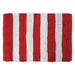 Red/White Stripe Rag Rug 2X3 Ft