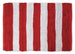 Rag Rug Red/White Stripe 4X6