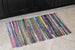 Multi Color Rag Rug 2Ft 3In X 6Ft