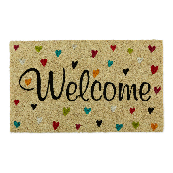 Welcome Hearts Doormat