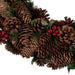 Holiday Berry Pinecone Wreath