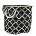 Polyester Bin Lattice Black Round Large