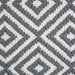 Gray Diamond Rug 2X3Ft