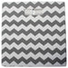 Polyester Cube Chevron Gray Square 11 x 11 x 11